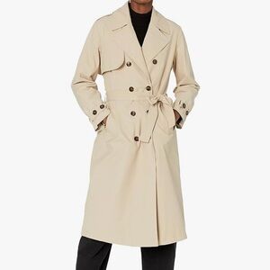 The Drop Women's Beige/Hummus Trench Coat